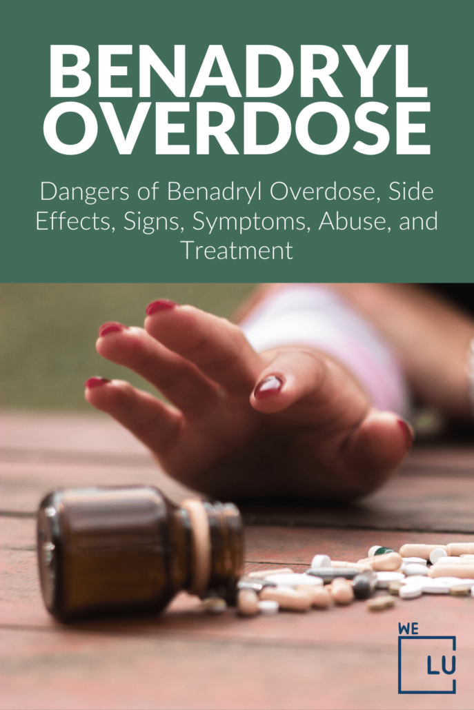 Talk to your teens about the dangers of Benadryl overdose.  If someone asks you if can you overdose on Benadryl, let them know to use caution and not to take more than the recommended dose.  Learn the signs and symptoms of Benadryl overdose and what to do in case of Benadryl posing.  