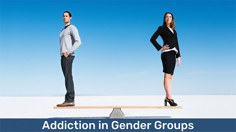 Addiction in Gender Groups