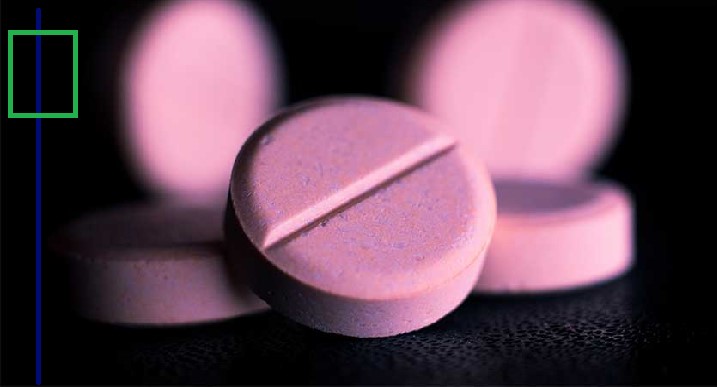 K 56 Pink Pill This form of oxycodone is a pill and is taken with or without food, either as needed for pain or as a regularly scheduled medication, as decided by your care