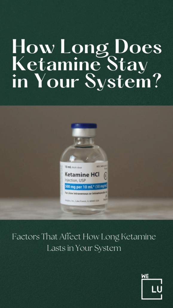 How long does ketamine stay in your system? It can stay in your system for 1 to 3 days and can be detected in Ketamine drug tests for months.