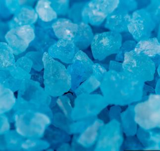 Is meth blue? Pure methamphetamine is a white, crystalline powder. However, in the TV show "Breaking Bad," the methamphetamine produced by the main character, Walter White, is depicted as blue. This is a fictional representation that was created for the show and does not reflect the actual appearance of the drug in real life.