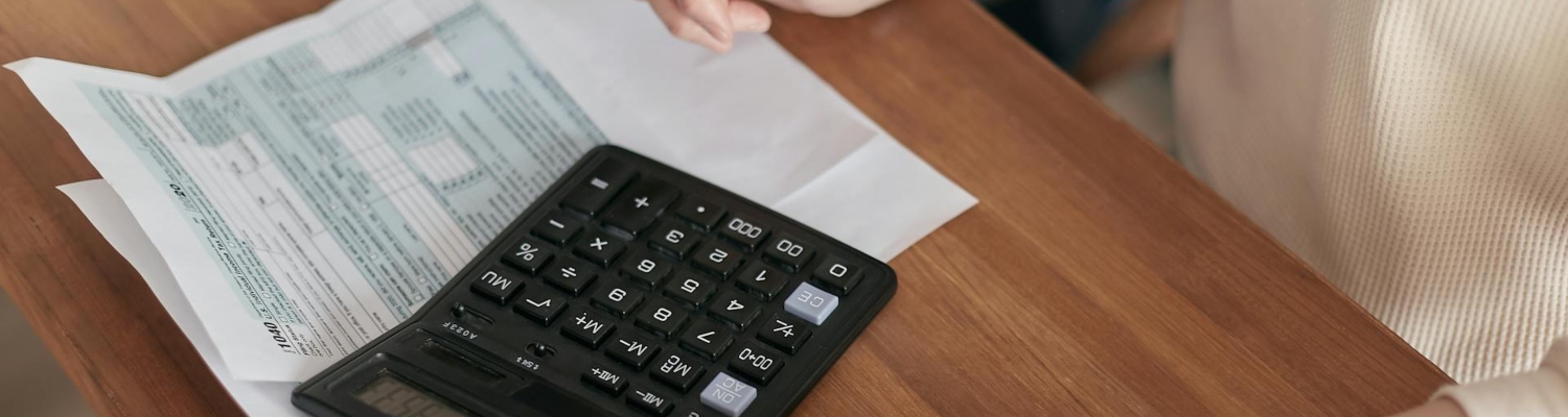 a woman calculating something 