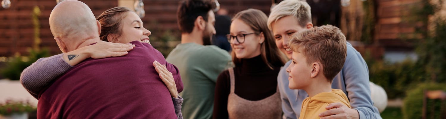 A family supporting one another during, which is important during cocaine addiction treatment