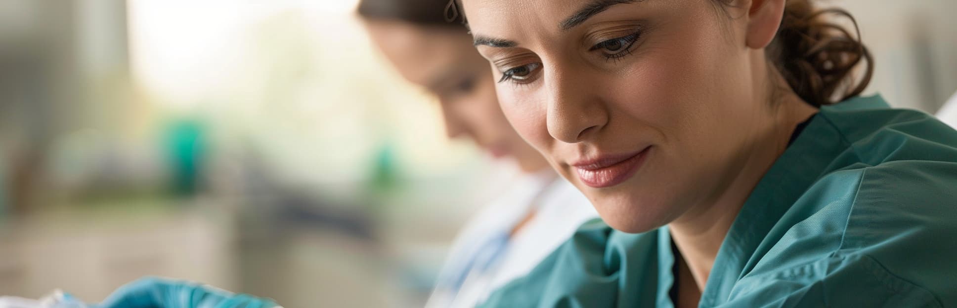 close-up photo of nurse assists patient in a medical detox facility, ensuring safe recovery